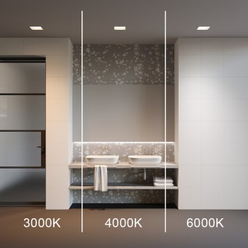 Spot LED încastrat Okno alb Maytoni, 24W, 100°