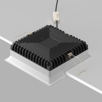 Spot LED încastrat Okno alb Maytoni, 24W, 100°
