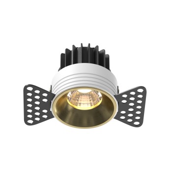 Spot LED încastrat Round alamă Maytoni, D5, 7W