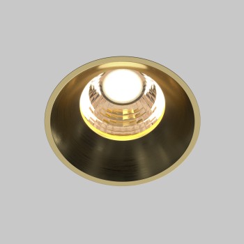 Spot LED încastrat Round alamă Maytoni, D5, 7W