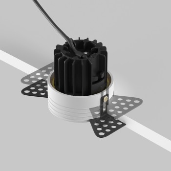 Spot LED încastrat Round alamă Maytoni, D5, 7W