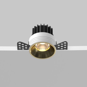 Spot LED încastrat Round alamă Maytoni, D5, 7W
