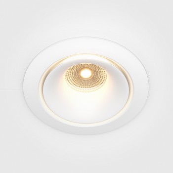 Spot LED încastrat Yin alb Maytoni, D10, 12W, 3000K