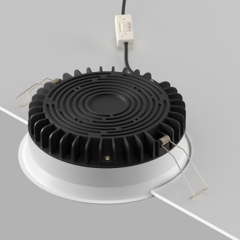 Spot LED încastrat Okno alb Maytoni, D16, 18W, 100°