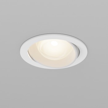 Spot LED încastrat Lens alb Maytoni, D12, 12W