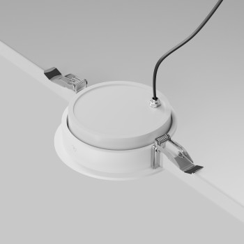 Spot LED încastrat Lens alb Maytoni, D12, 12W