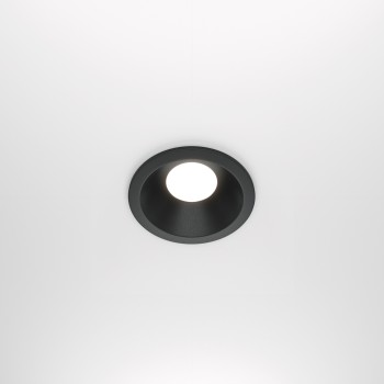 Spot LED încastrat Zoom negru Maytoni, D8, 10W