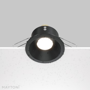 Spot LED încastrat Zoom negru Maytoni, D8, 10W
