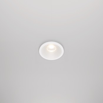 Spot LED încastrat Zoom alb Maytoni, D6, 6W, 3000K, dimabil