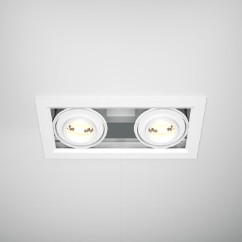 Spot LED încastrat Metal Modern alb Maytoni, 20W