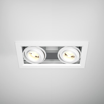 Spot LED încastrat Metal Modern alb Maytoni, 20W
