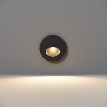 Spot LED trepte scară negru Maytoni, D7, 3W