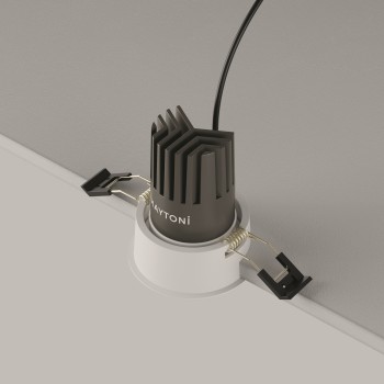 Spot LED încastrat Dip alb Maytoni, D7, 10W, 3000K