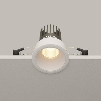 Spot LED încastrat Dip alb Maytoni, D7, 10W, 3000K