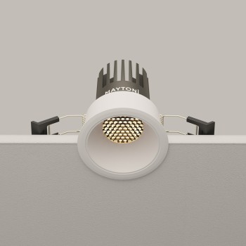 Spot LED încastrat Dip alb Maytoni, D7, 10W, 3000K