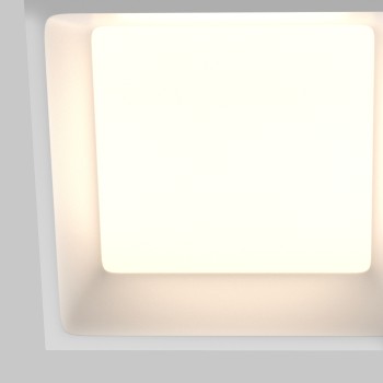Spot LED încastrat Okno alb Maytoni, 18W