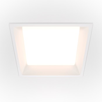 Spot LED încastrat Okno alb Maytoni, 24W, 3000K