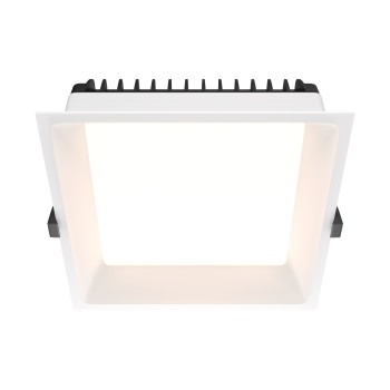 Spot LED încastrat Okno alb Maytoni, 24W, 3000K