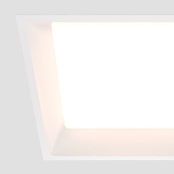 Spot LED încastrat Okno alb Maytoni, 24W, 3000K