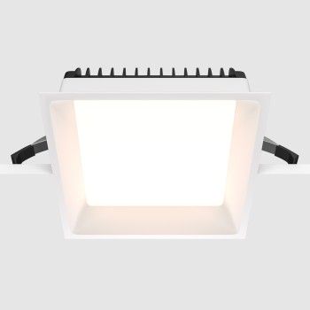 Spot LED încastrat Okno alb Maytoni, 24W, 3000K