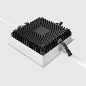 Spot LED încastrat Okno alb Maytoni, 24W, 3000K