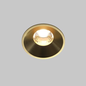 Spot LED încastrat Round alamă Maytoni, D6, 7W