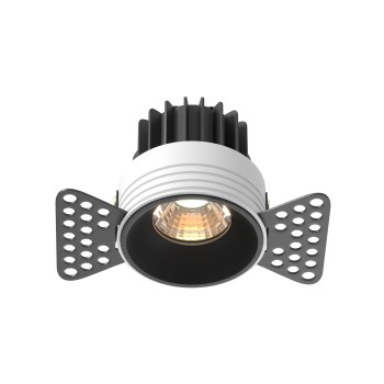 Spot LED încastrat Round negru Maytoni, D5, 7W
