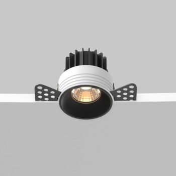 Spot LED încastrat Round negru Maytoni, D5, 7W