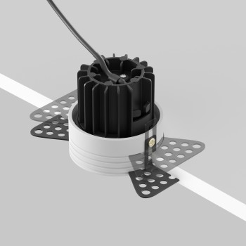 Spot LED încastrat Round negru Maytoni, D5, 7W