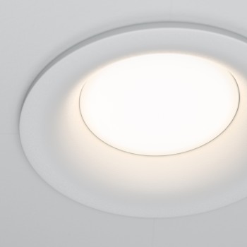 Spot LED încastrat Slim alb Maytoni, D8, 10W, H3