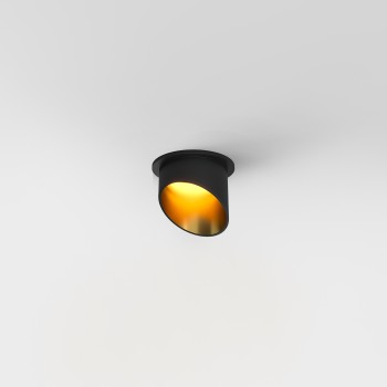Spot LED încastrat Lipari negru Maytoni, D7, 10W