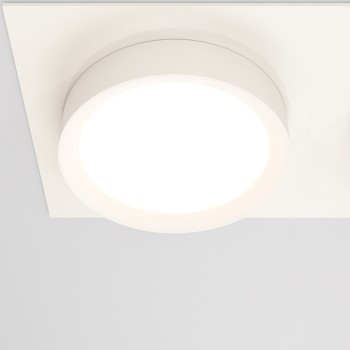 Spot încastrat Hoop alb Maytoni, 12W, H4