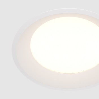 Spot LED încastrat Okno alb Maytoni, D18, 24W, 3000K