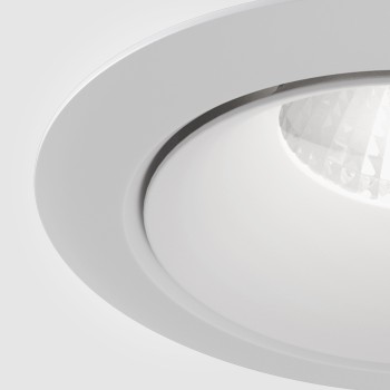 Spot LED încastrat Yin alb Maytoni, D10, 12W, 4000K