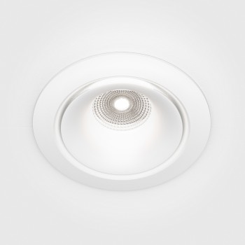 Spot LED încastrat Yin alb Maytoni, D10, 12W, 4000K