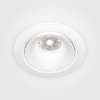 Spot LED încastrat Yin alb Maytoni, D10, 12W, 4000K