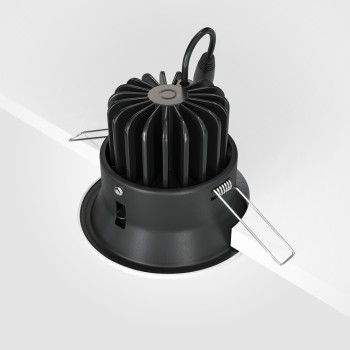 Spot LED încastrat Yin alb Maytoni, D10, 12W, 4000K
