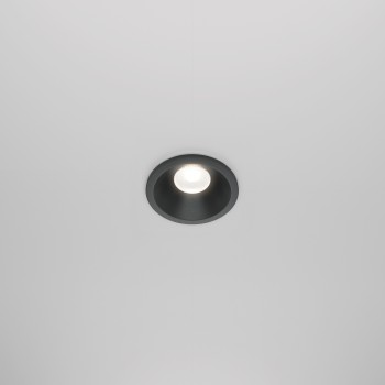 Spot LED încastrat Zoom negru Maytoni, D6, 6W, 4000K, dimabil