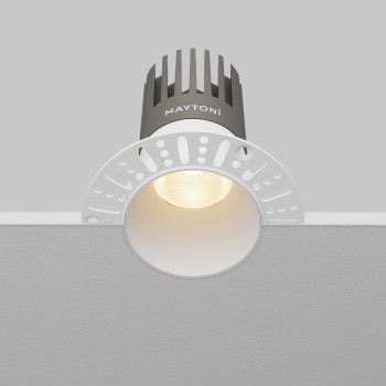 Spot LED încastrat Dip alb Maytoni, D10, 15W, 3000K