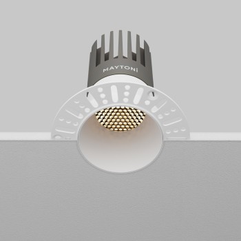 Spot LED încastrat Dip alb Maytoni, D10, 15W, 3000K