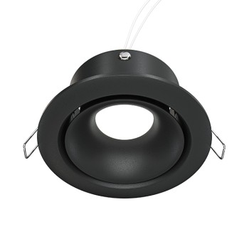 Spot LED încastrat Yin negru Maytoni, D10, 10W