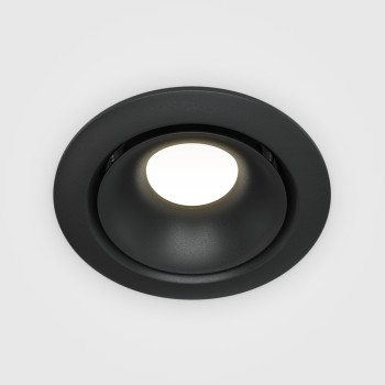 Spot LED încastrat Yin negru Maytoni, D10, 10W