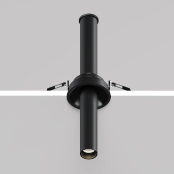 Spot LED încastrat Focus T negru Maytoni, D3, 7W, H32