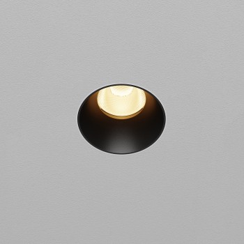 Spot LED încastrat Dip negru Maytoni, D9, 10W, 2700K