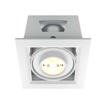Spot LED încastrat Metal Modern alb Maytoni, 10W, H8