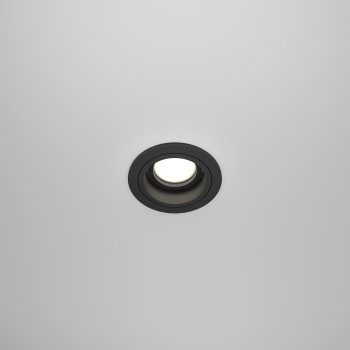 Spot LED încastrat Atom negru Maytoni, D9, 10W, H4