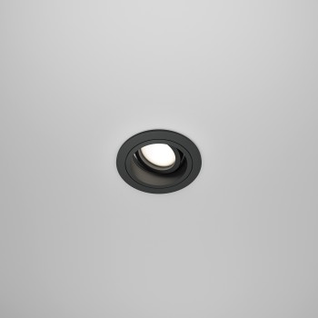 Spot LED încastrat Atom negru Maytoni, D9, 10W, H4