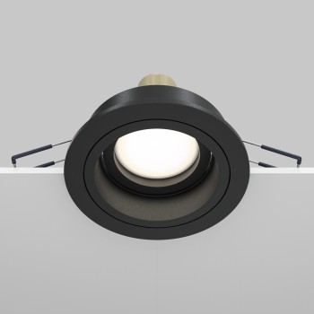 Spot LED încastrat Atom negru Maytoni, D9, 10W, H4