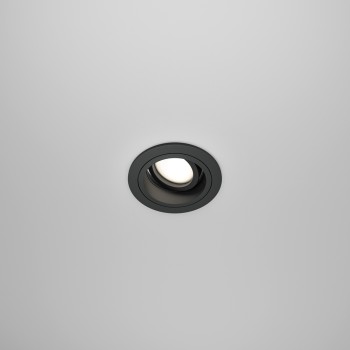 Spot LED încastrat Atom negru Maytoni, D9, 10W, H4