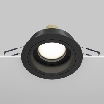 Spot LED încastrat Atom negru Maytoni, D9, 10W, H4